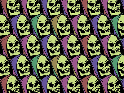 31 Days Of Skulls - Day 24 fanart free illustrator pattern skeletor skull vector