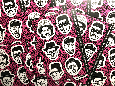 Rap Headz Volume 1 80s hiphop old school rap stickers