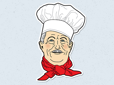 Hector Boyardee chef boyardee food foodie italian sticker