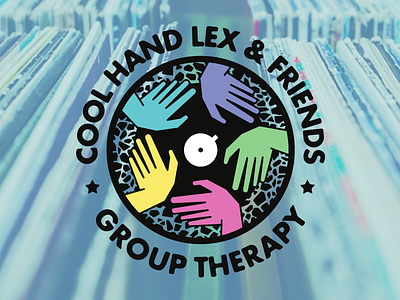 DJ Cool Hand Lex Branding ditc dj hands logo music record turntable vinyl