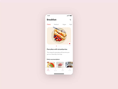 MakeAmeal app ae aftereffects android animation app design food ios meal mobile motion design motiongraphics recipe ui uiux ux