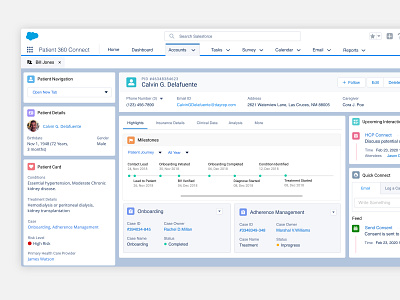 Patient Account - Salesforce Health cloud