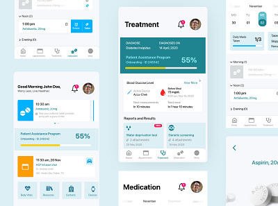 Patient App health care life science treatment details