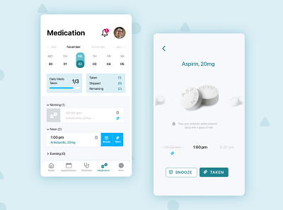 Medication Remainder - Patient App life science patient app pharmacy