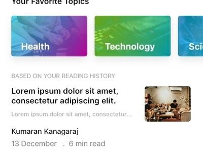 Best Of My India - iOS News App design app ios app news app