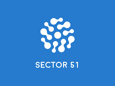 Sector 51 branding circles design logo logo design concept