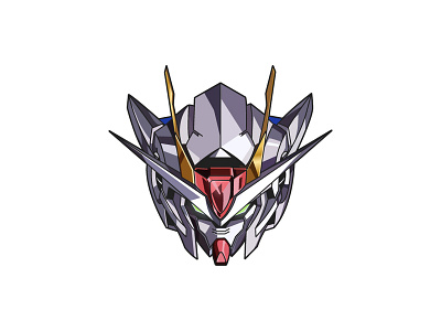 Gundam Wing childhood design fan illustration vector