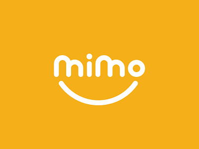 Mimo logo logo design concept rounded
