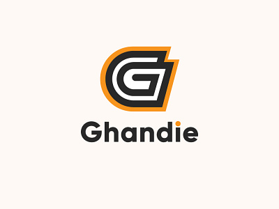Ghandie Logo branding concept logo design dribbble logo logo design concept logo designer