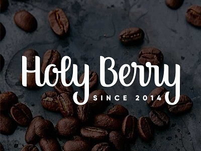 Holy Berry lettering logo