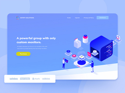 Notify Solutions - Landing Page