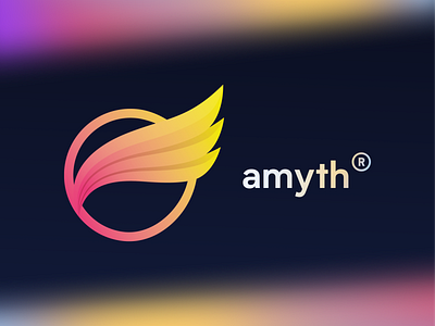 amyth® - logo branding gradient gradient logo logo logo design logo designs logo inspiration logos logotype logotypes myth mythic mythical