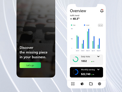 Business Management App business app concept app remote ui design