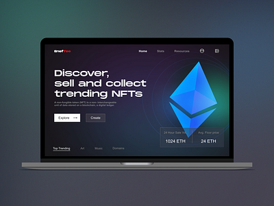 NFT marketplace concept concept app design ui design