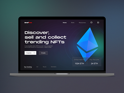 NFT marketplace concept