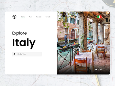 Travel Landing page italy tours and travels travel travel website travel website design ui ui design uiux web design web ui website design