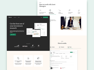 Thread Web Redesign by gab on Dribbble