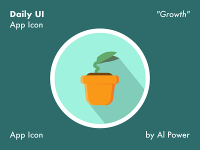 005 DailyUI - App Icon appicon dailyui growth icon nature plant