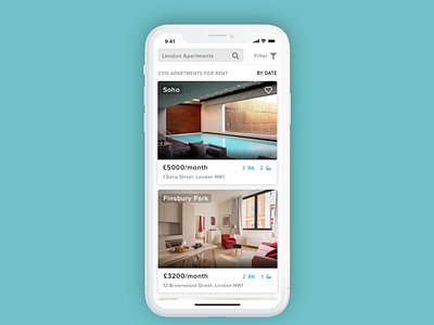 Apartment List - Mobile Design apartments design listing mobile