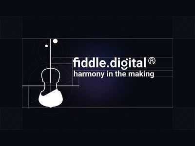 fiddle.digital brand branding construction design geometic icon identity lines logo type typography vector