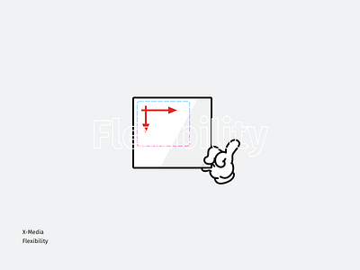 Flexibility design flat graphics icon identity illustration minimal type typography vector web