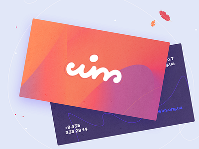 wim-card branding businesscard design graphics identity illustration light logo minimal type vector