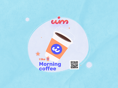 wim-coffee-illustration app branding design flat identity illustration logo minimal vector web