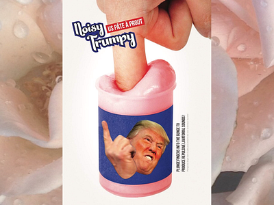 Noisy Trumpy affiche charisme culture design dessinateur fly france message politique print social trump usa