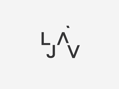LÁJV logo electronic music graphic design live act logo logo design logo for everyone music for everyone program series