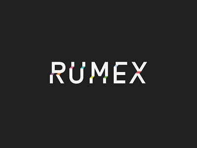 Rumex logo branding design electronic music female music graphic design live act logo logo design performer vector