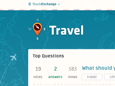 Stack Exchange Travel Site qa stack exchange travel
