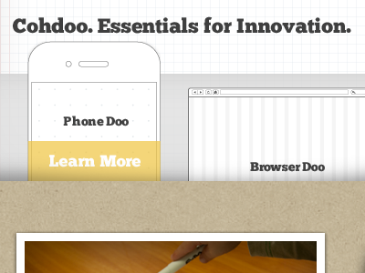 Cohdoo Home Page brand cohdoo website