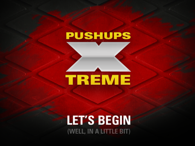 This is Not a Joke logo pushups xtreme