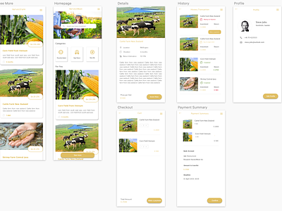 Farm Investment Platform design farming investment web