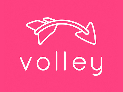 Volley app branding logo startup volley
