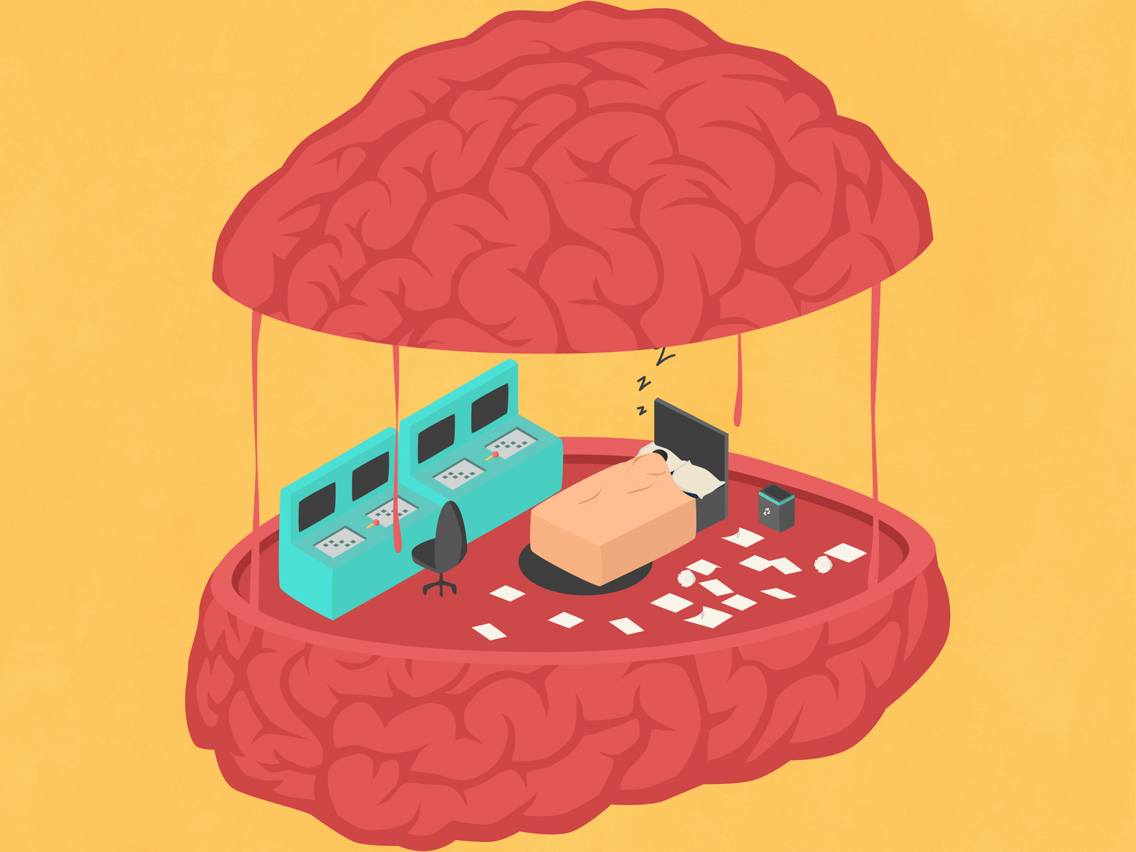 Brain 101 by Farzana Abdul Lf on Dribbble