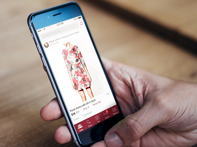 iPhone Feed app clothing design fashion feed icons interface iphone iphone 6 iphone app shopping ui