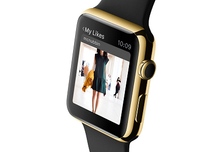 Poshmark Watch UI apple watch black clean covershot design fashion minimal ui watch