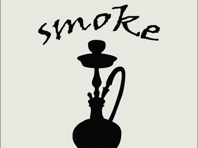 a logo concept for a hookah lounge hookah logo