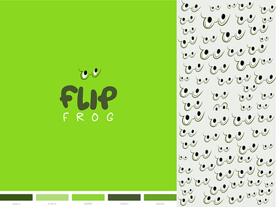 FlipFrog brand identity bold font brand brand design brand identity branding design clean clean creative icon logo typography ui ux vector wordmark