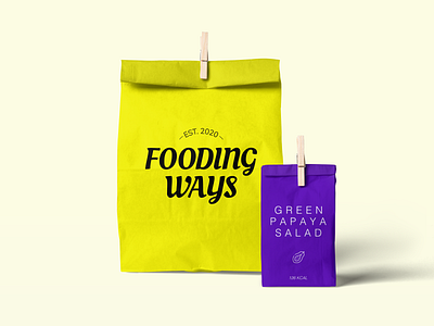 Packaging design branding clean design food icon identity branding minimalist typography vector wordmark