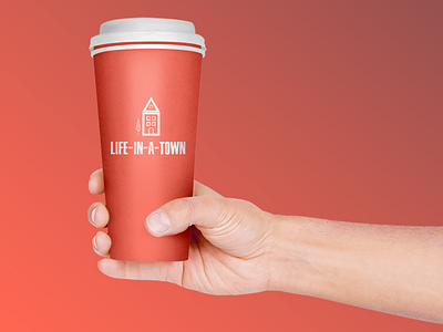 Branding - Coffee Cup bold font branding clean design icon illustration minimalist typography