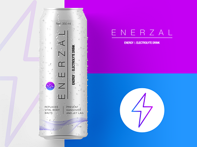 Branding & Packaging - Enerzal branding clean design illustration logo minimalist packagedesign packaging typography vector