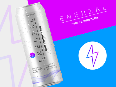 Energy Drink branding design drink illustration logo minimalist packagedesign packaging typography