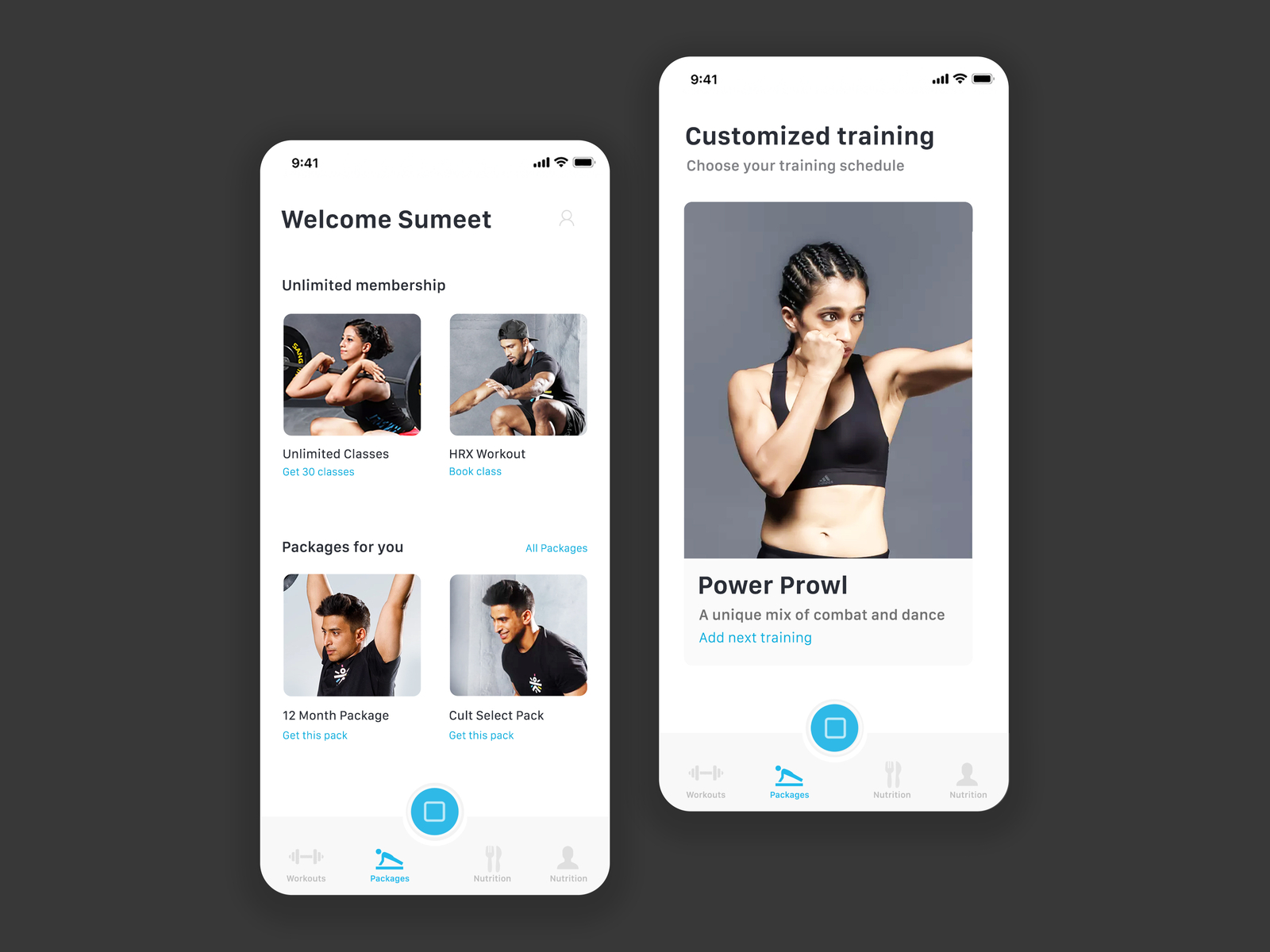 Fitness App By Ankit Designs On Dribbble