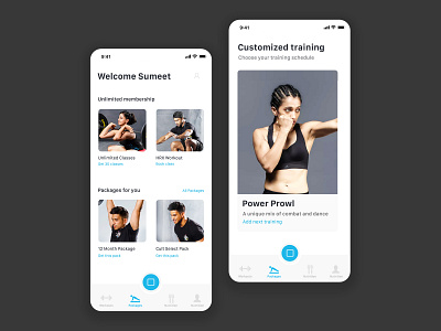 Fitness App application dark app dark background ios ios12 iphone mobile app mobile app design mobile ui ui ux ui ux design user experience design user interface design visual interface