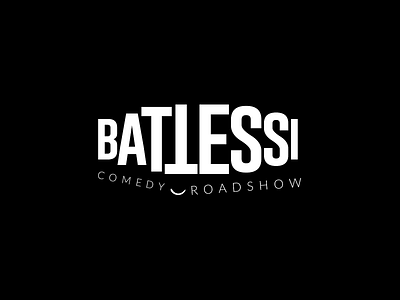 Battessi Standup Comedy Logo black white bold font brand identity branding clean clean creative comedy design fun funny icon identity design illustration logo typogaphy vector wordmark