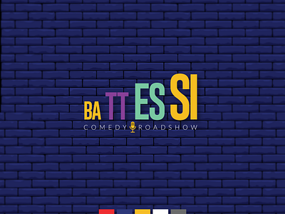 Standup Comedy Logo bold font brand design clean colors comedy design icon identity branding identity design logo logotype monocromatic standup vector wordmark