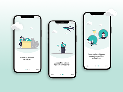 Mobile product onboarding illustration mobile app onbording