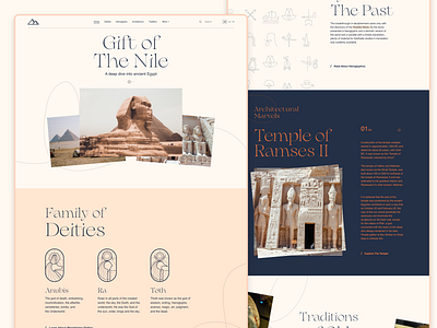 Ancient Egypt adobe photoshop adobexd design illustration ui webdesign website webui webuiuxdesign